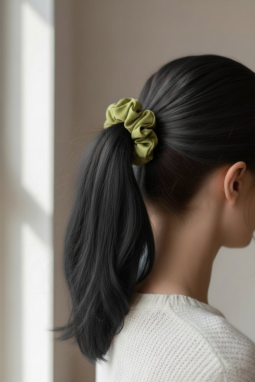 Royal Citrus Bloom Scrunchie