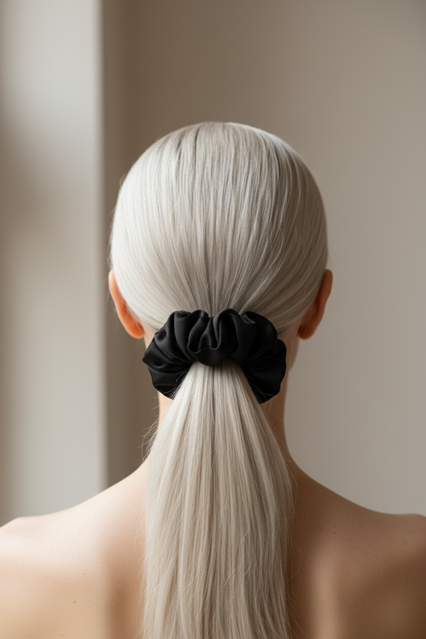 Royal Midnight Noir Scrunchie