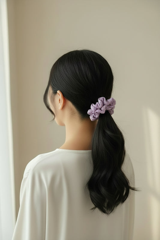 The Lavender Meadow Scrunchie