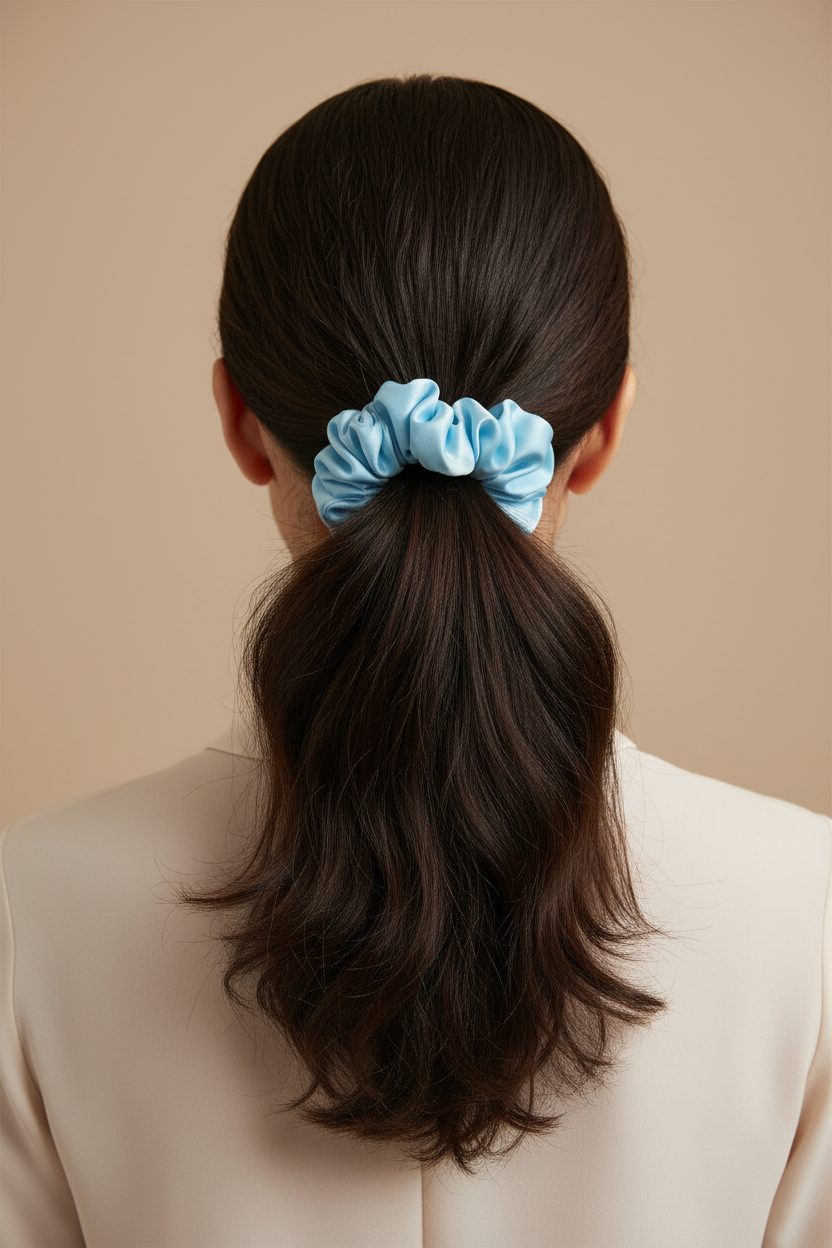 Royal Arctic Sky Scrunchie