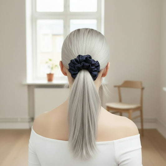 Royal Deep Blue Sea Scrunchie