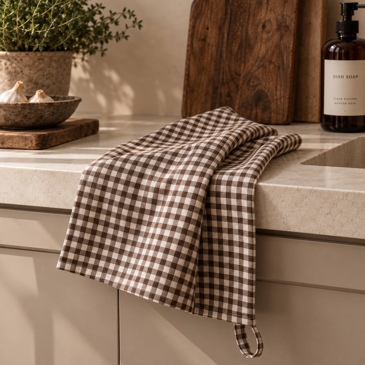 The Gingham Kitchen Towel Classic