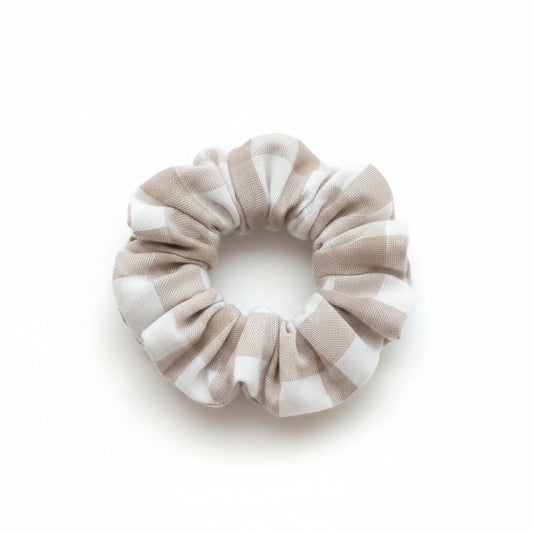 The Hampton Check Petite Scrunchie