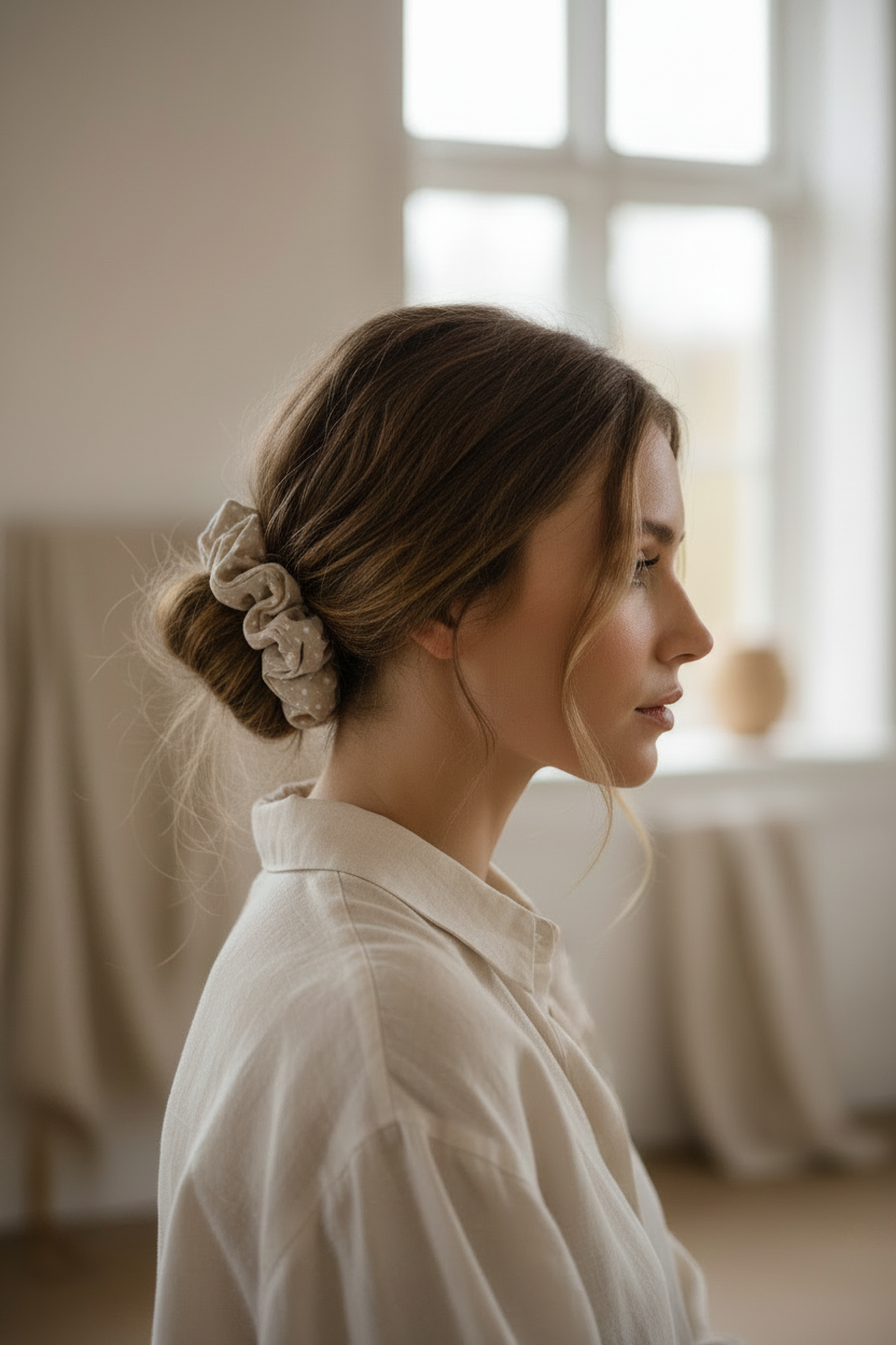 The Vanilla Meadow Scrunchie