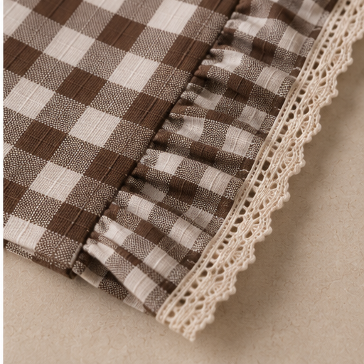 The Gingham Napkin Lace 45x45cm